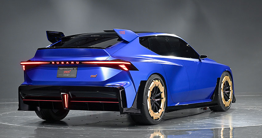 Subaru Performance-E STI a Performance-B STI