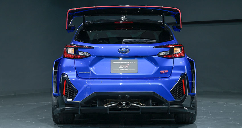 Subaru Performance-E STI a Performance-B STI